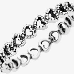 Anel Arco de Corações