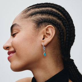 Brinco Individual Elo Pavé Longo Pandora ME