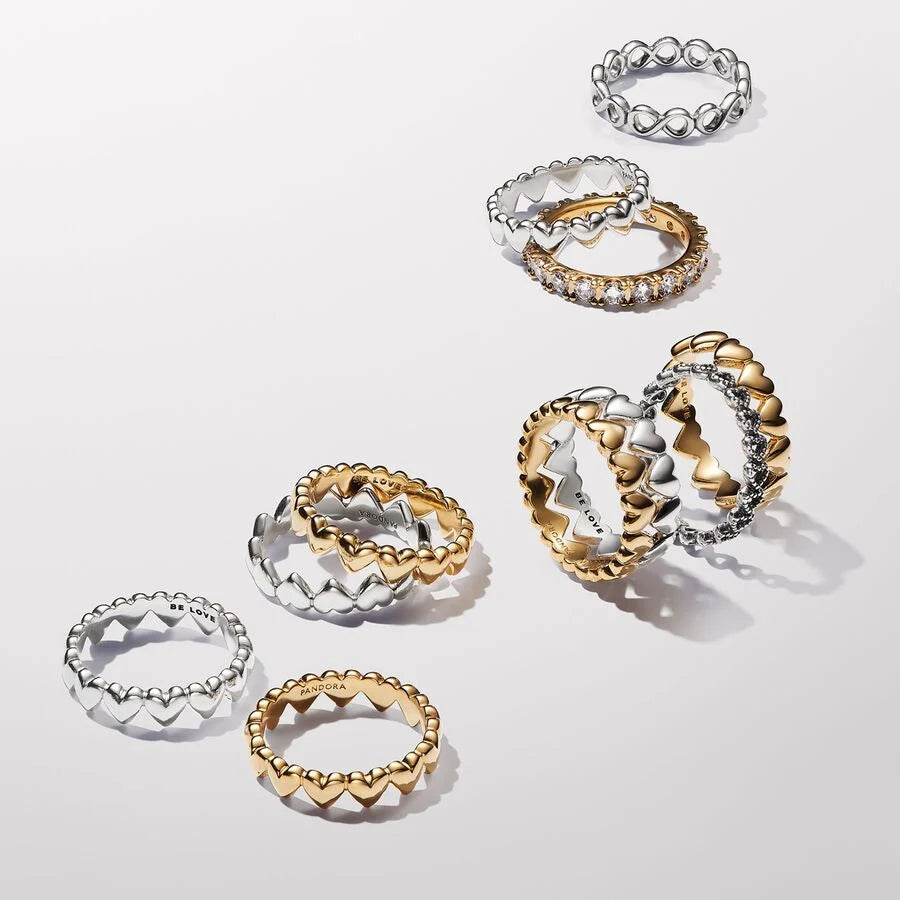 Anel Arco de Corações