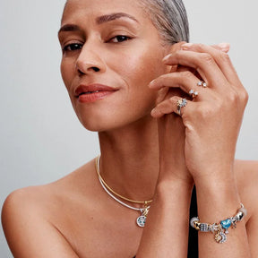 Anel Aberto Estrelas Cadentes